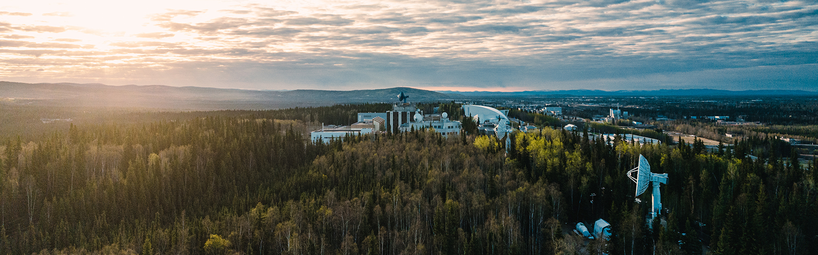 Aerial View of the UA Fairbanks Campus