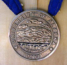 The President's Medal of Excellence honors citizens who have through time supported the University of Alaska. Photo by Nile Mueller