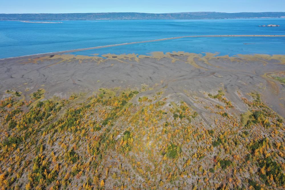 Drone photo of Kachemak Bay by Aeon Russo