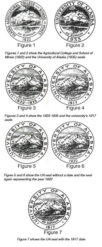 UA Seal over the years