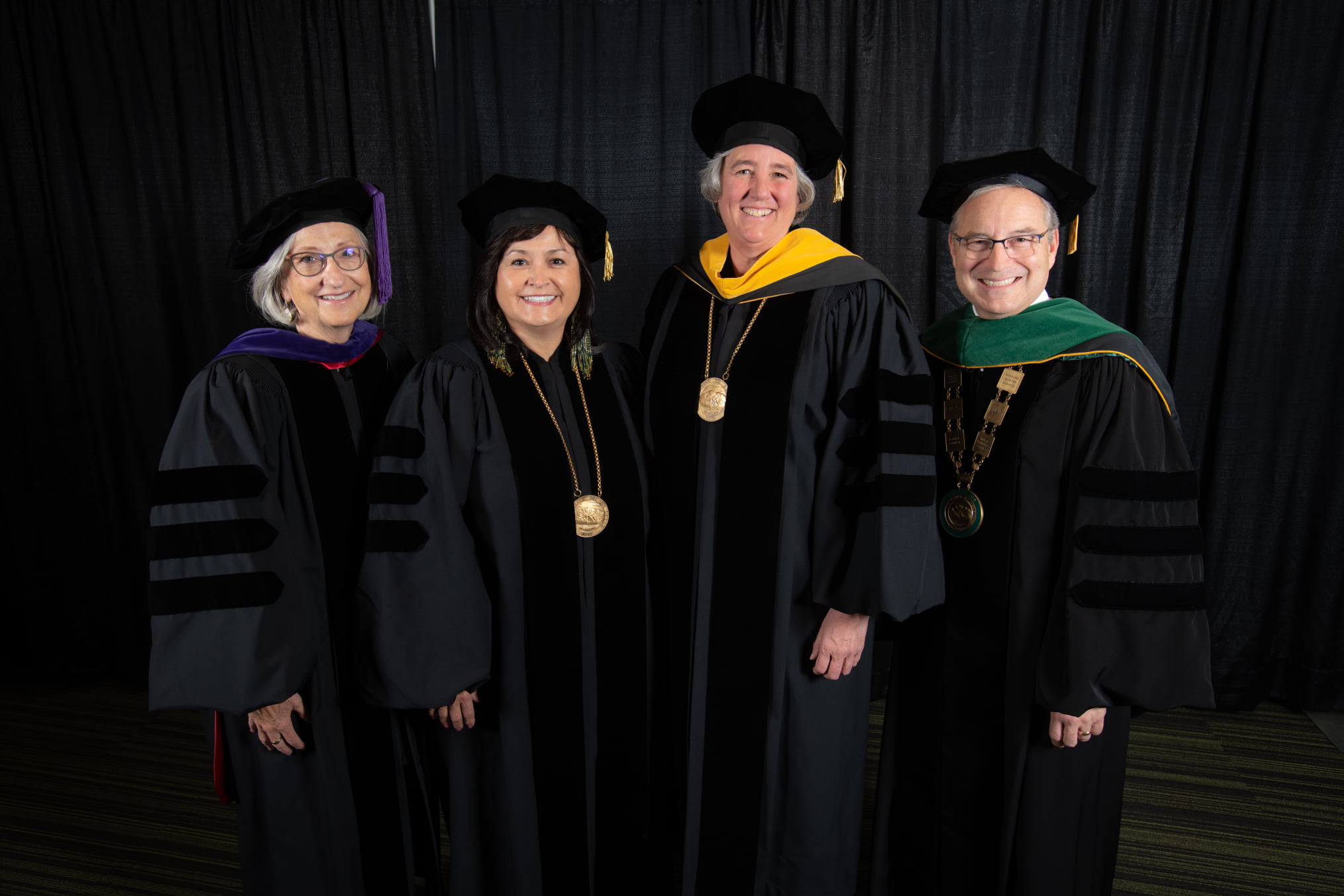 Regents, President and Chancellor at commencement 2022