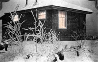 The house LarVern keys had lived in before moving into the apartment above the power plant. Photo: University of Alaska Archives, LarVern keys Collection