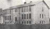 The "Old Main" constructed in 1918 equipped and ready for occupancy on September 18, 1922.