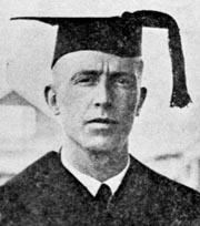 University marshal and long-time member of the faculty, William R. Cashen.