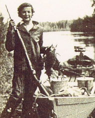Hunting ducks on the Chena River. Photo: Atkinson Collection